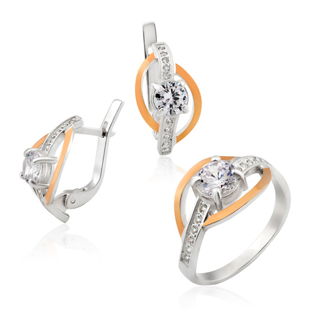 Кольцо с цветным камнем «Импреза» Кольцо с цветным камнем «Импреза»