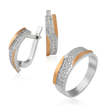 Гарнітур з цирконами «Латина»