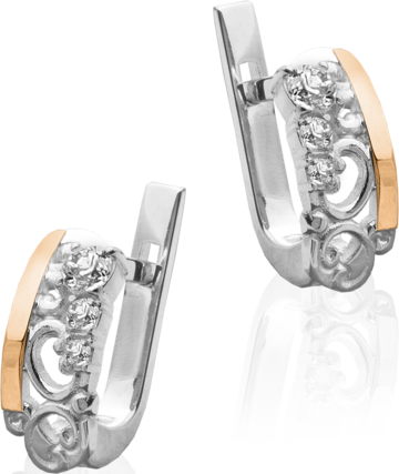 Женские серьги «Диадема» 