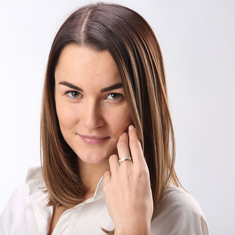 Кольцо с цирконами «Латина»