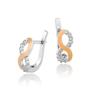 Серьги «Бесконечность»