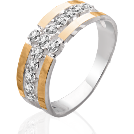 Гарнитур из серебра и золота «Торжество»