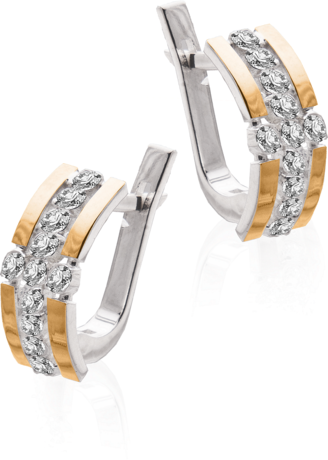 Гарнитур из серебра и золота «Торжество»