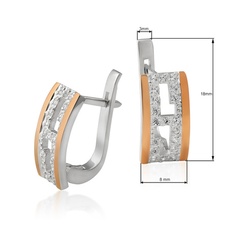 Женские серьги «Троя»