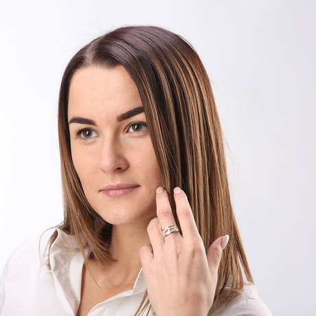 Женское кольцо «Троя»