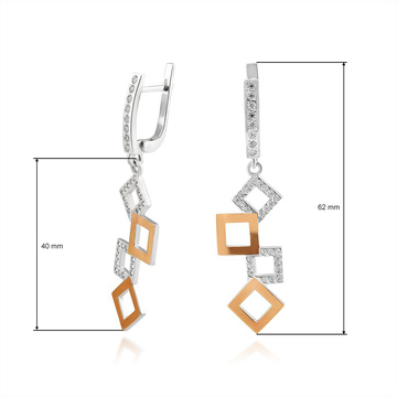 Довгі сережки «Фрітаун»