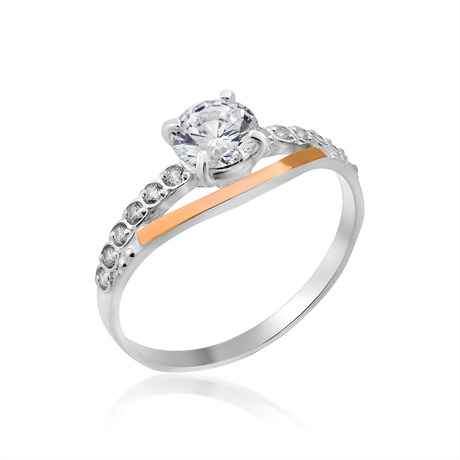 Кольцо с фианитом «Арика»