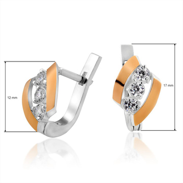 Серьги с фианитами «Ричмонд»