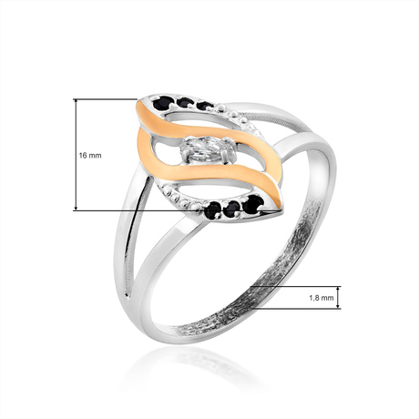 Гарнитур с черными фианитами «Альмерия» Гарнитур с черными фианитами «Альмерия»