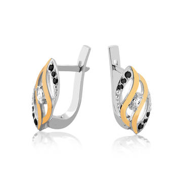 Серьги с фианитами «Альмерия»