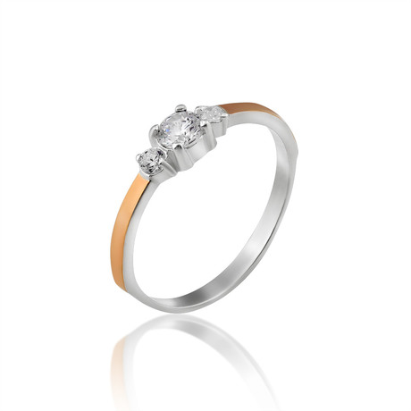 Каблучка з фіанітами «Осло»