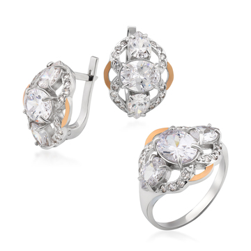 Комплект з цирконами «Вальс»