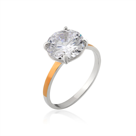 Кольцо с фианитом «Реджина»