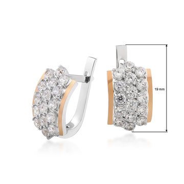 Женские серьги «Мечта» с камнями