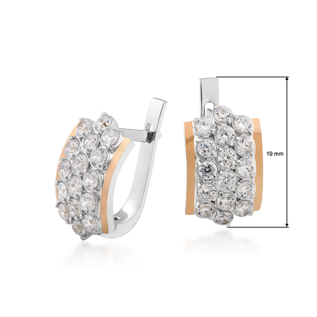 Женские серьги «Мечта» с камнями