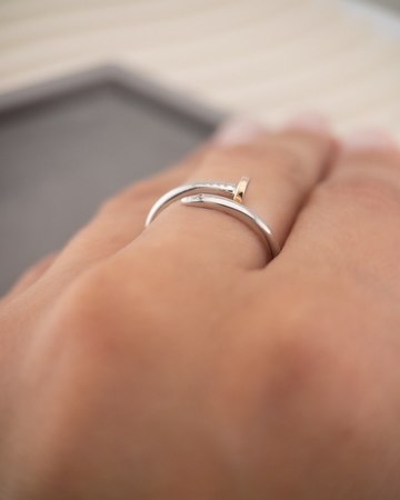 Кольцо «Гвоздь» в стиле Cartier