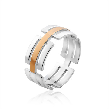 Кольцо из серебра и золота Кольцо из серебра и золота