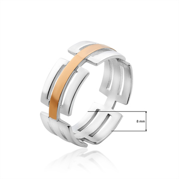 Кольцо из серебра и золота Кольцо из серебра и золота