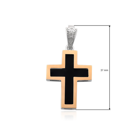 Крестик с ониксом Крестик с ониксом