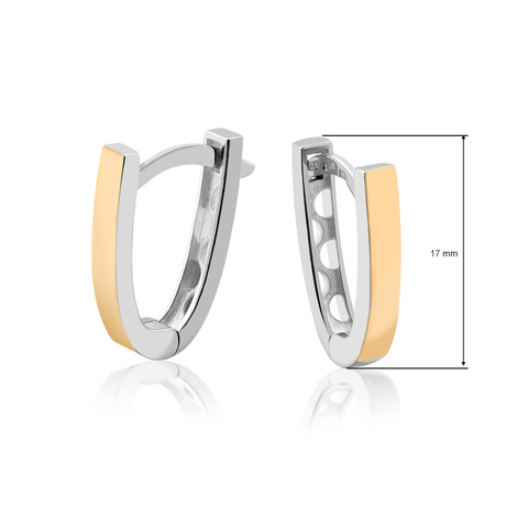 Сережки «Ріно» без каменів