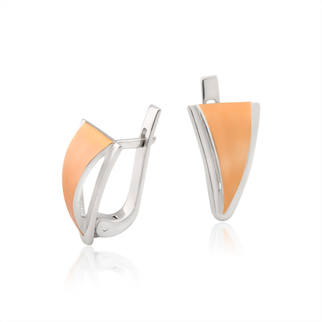 Сережки зі срібла та золота «Ірма»